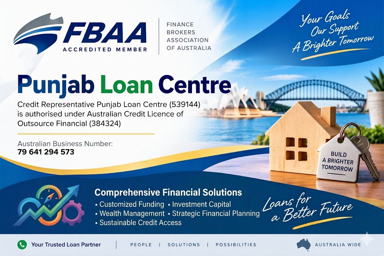 Punjab Loan Centre — FBAA Accredited Member, Australia Wide